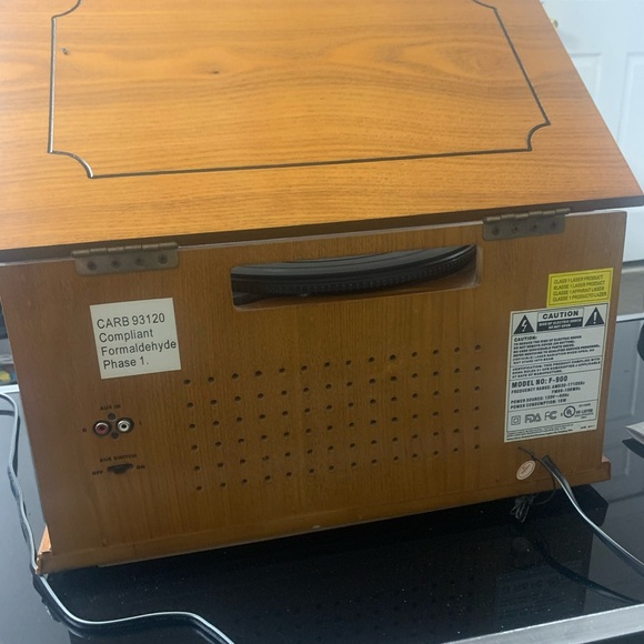 Record player, CD player, cassette player combo - Picture 5 of 5